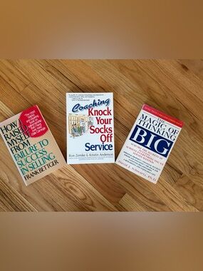 3 self-help/customer service books
